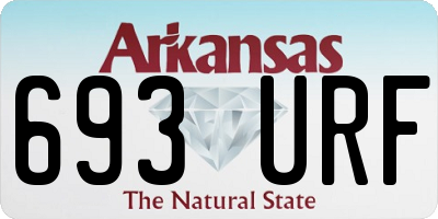 AR license plate 693URF
