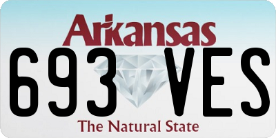 AR license plate 693VES