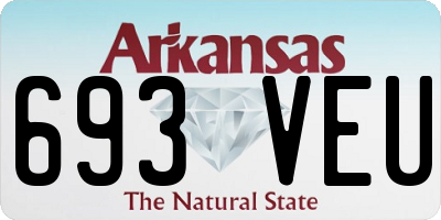 AR license plate 693VEU