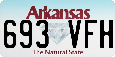 AR license plate 693VFH