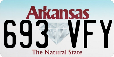 AR license plate 693VFY