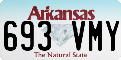AR license plate 693VMY