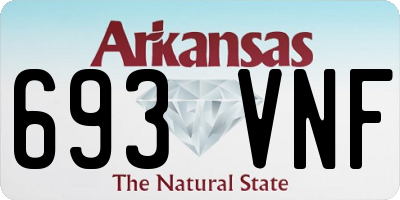 AR license plate 693VNF