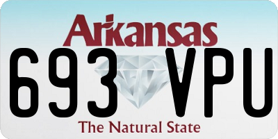 AR license plate 693VPU