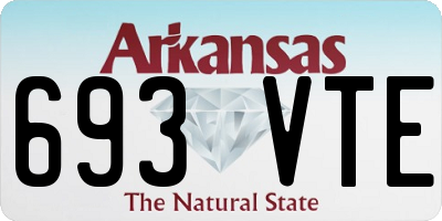 AR license plate 693VTE