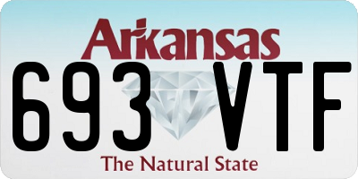 AR license plate 693VTF