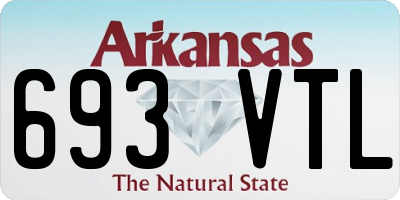 AR license plate 693VTL