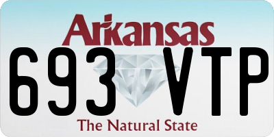 AR license plate 693VTP