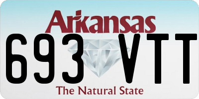 AR license plate 693VTT