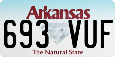 AR license plate 693VUF