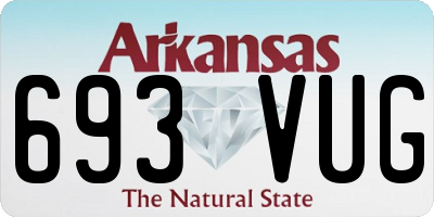 AR license plate 693VUG