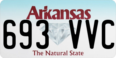 AR license plate 693VVC