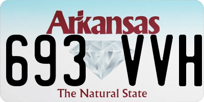 AR license plate 693VVH