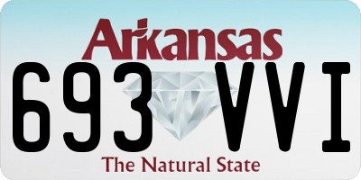 AR license plate 693VVI