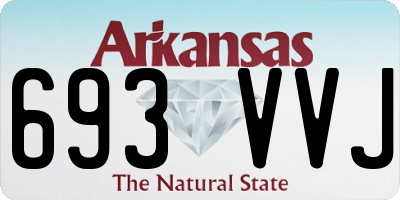 AR license plate 693VVJ