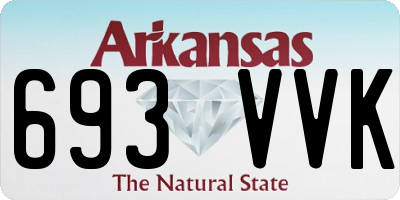 AR license plate 693VVK