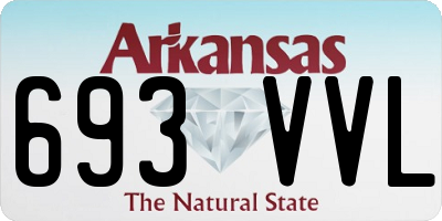 AR license plate 693VVL