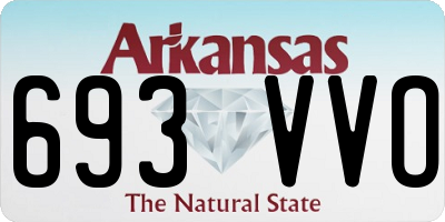 AR license plate 693VVO