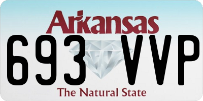 AR license plate 693VVP