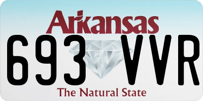 AR license plate 693VVR