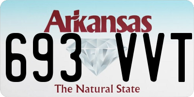AR license plate 693VVT
