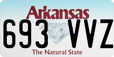 AR license plate 693VVZ