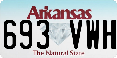 AR license plate 693VWH
