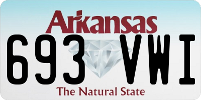 AR license plate 693VWI