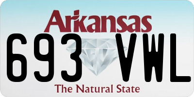 AR license plate 693VWL