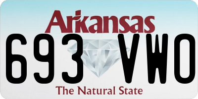 AR license plate 693VWO