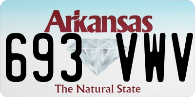 AR license plate 693VWV