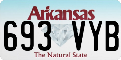AR license plate 693VYB