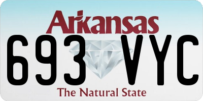 AR license plate 693VYC