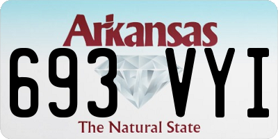 AR license plate 693VYI
