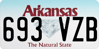 AR license plate 693VZB