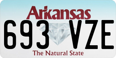 AR license plate 693VZE