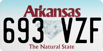 AR license plate 693VZF