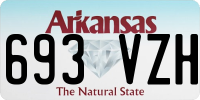 AR license plate 693VZH