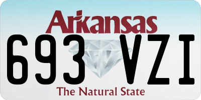 AR license plate 693VZI
