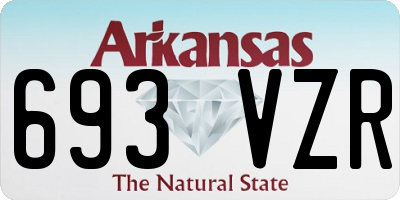 AR license plate 693VZR