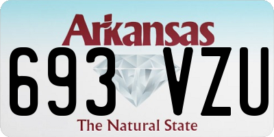 AR license plate 693VZU