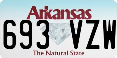 AR license plate 693VZW