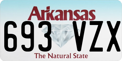 AR license plate 693VZX