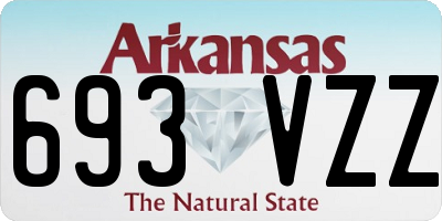 AR license plate 693VZZ