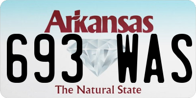 AR license plate 693WAS