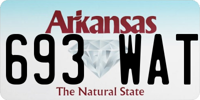 AR license plate 693WAT