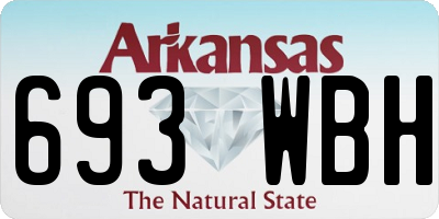 AR license plate 693WBH