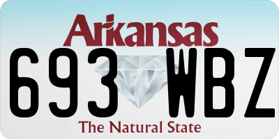 AR license plate 693WBZ