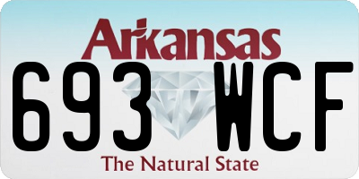 AR license plate 693WCF