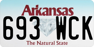 AR license plate 693WCK